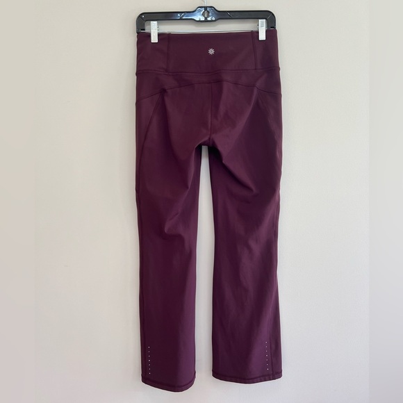 Athleta Rainier High Rise Bootcut Pant in 'Spiced Cabernet' Purple, size MP - Picture 4 of 10